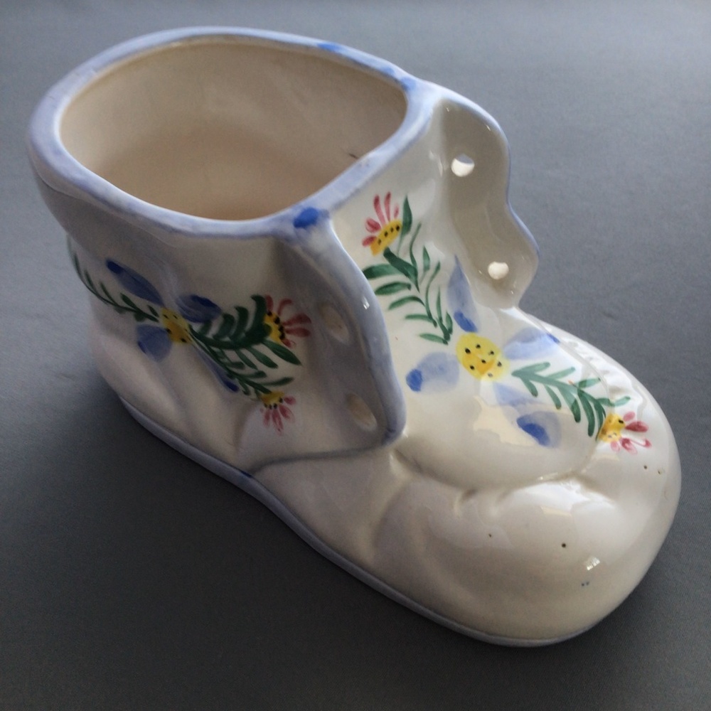 Vintage Hankscraft Warming 3-section Baby Feeding Dish w/ bonus boot container - Picture 6 of 7